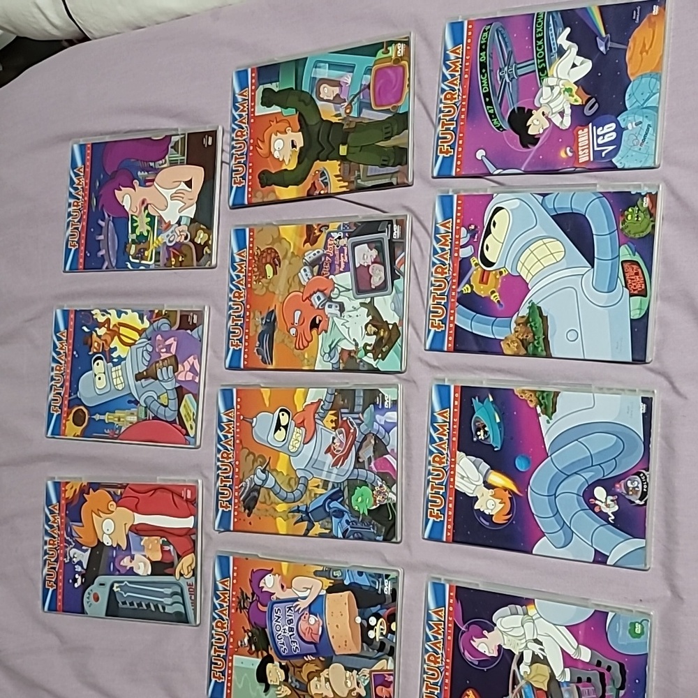 Set of 11 Futurama Episodes Dvds (Season 1, 2 and 3)